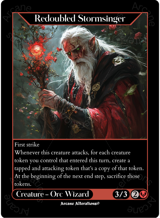 Redoubled Stormsinger - High Quality Altered Art Custom Proxy Cards