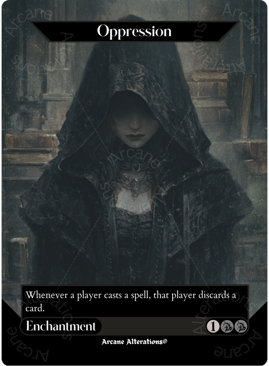 Oppression - Full Art Altered Art Custom Proxy Cards
