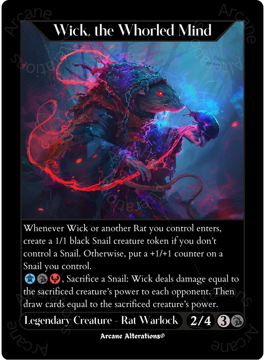 Wick, the Whorled Mind - High Quality Altered Art Custom Proxy Card