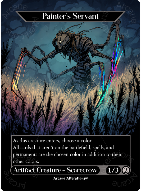 Painter's Servant - Full Art Altered Art Custom Proxy Cards