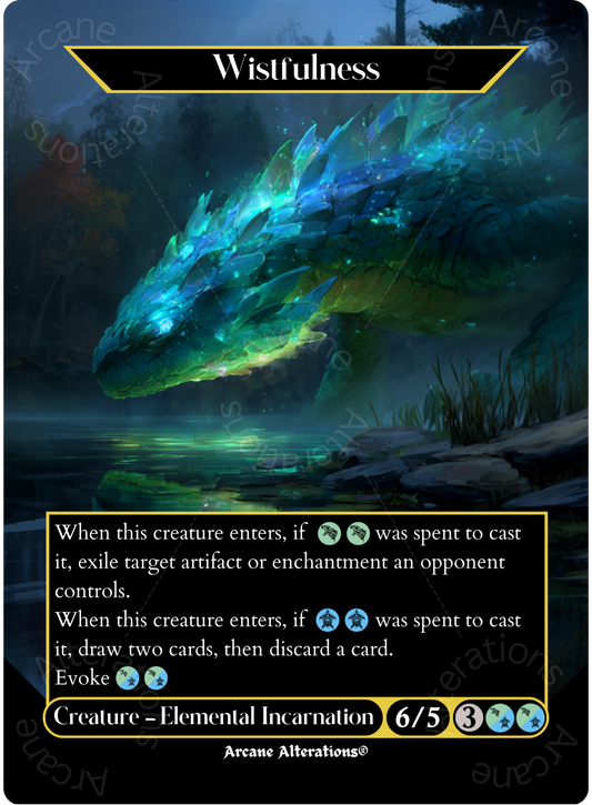 Wistfulness - Full Art Altered Art Custom Proxy Cards