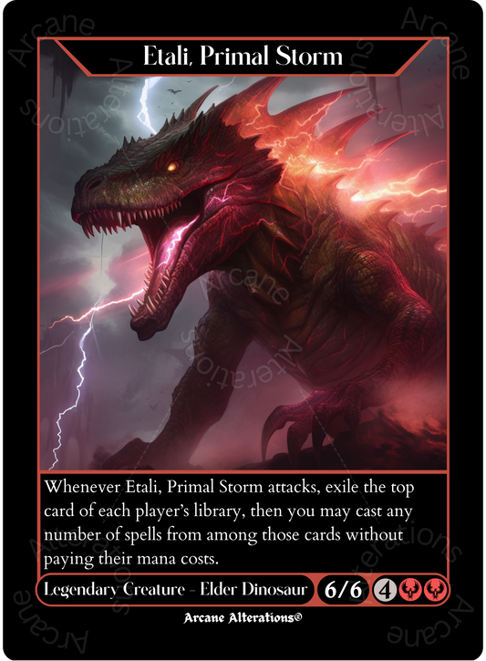 Etali, Primal Storm - High Quality Altered Art Custom Proxy Cards