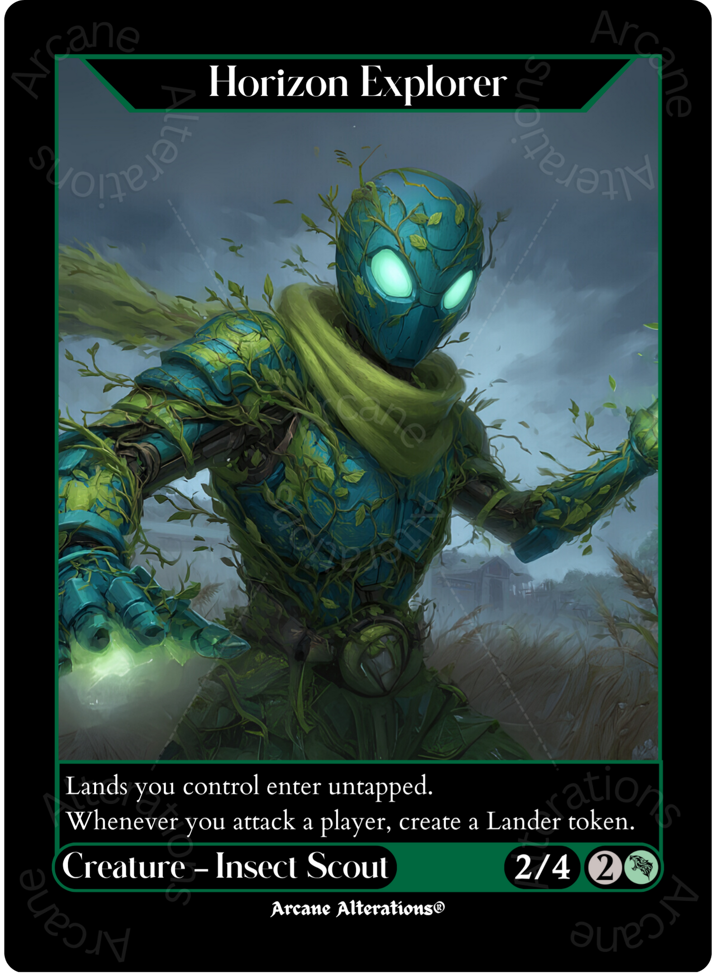 Horizon Explorer - High Quality Altered Art Custom Proxy Cards