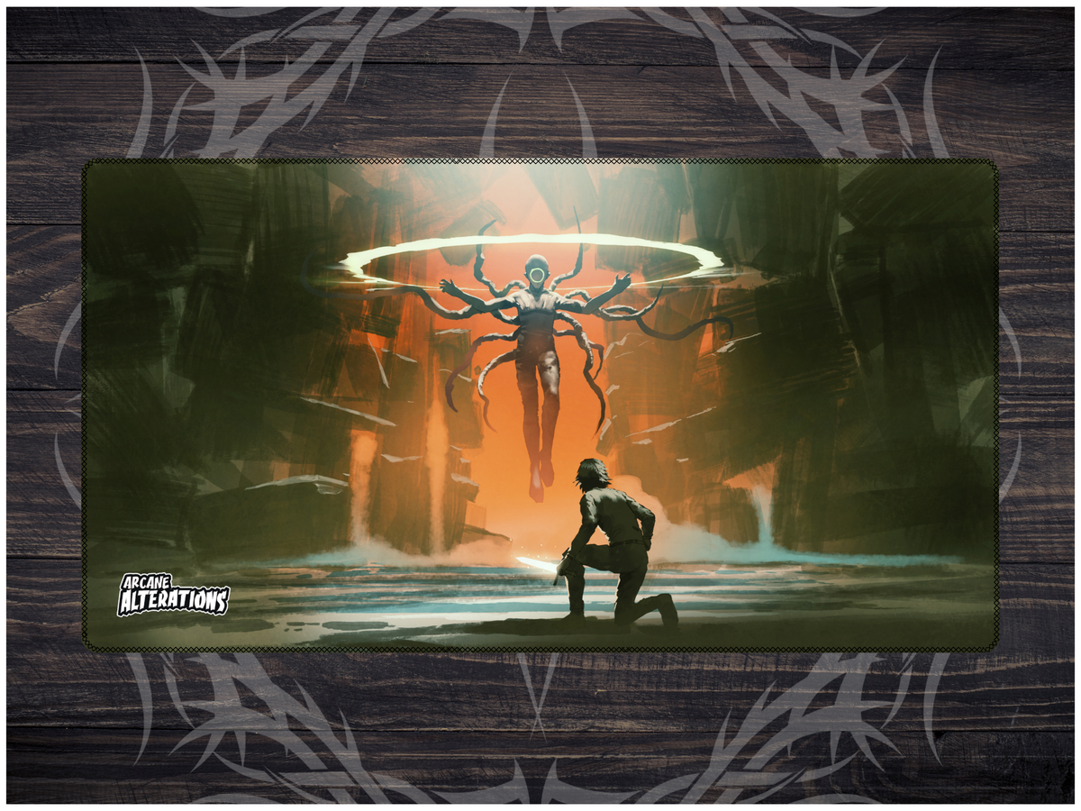 Other Worldly Presence Stitched Edge Playmat 24"x14" (2mm)