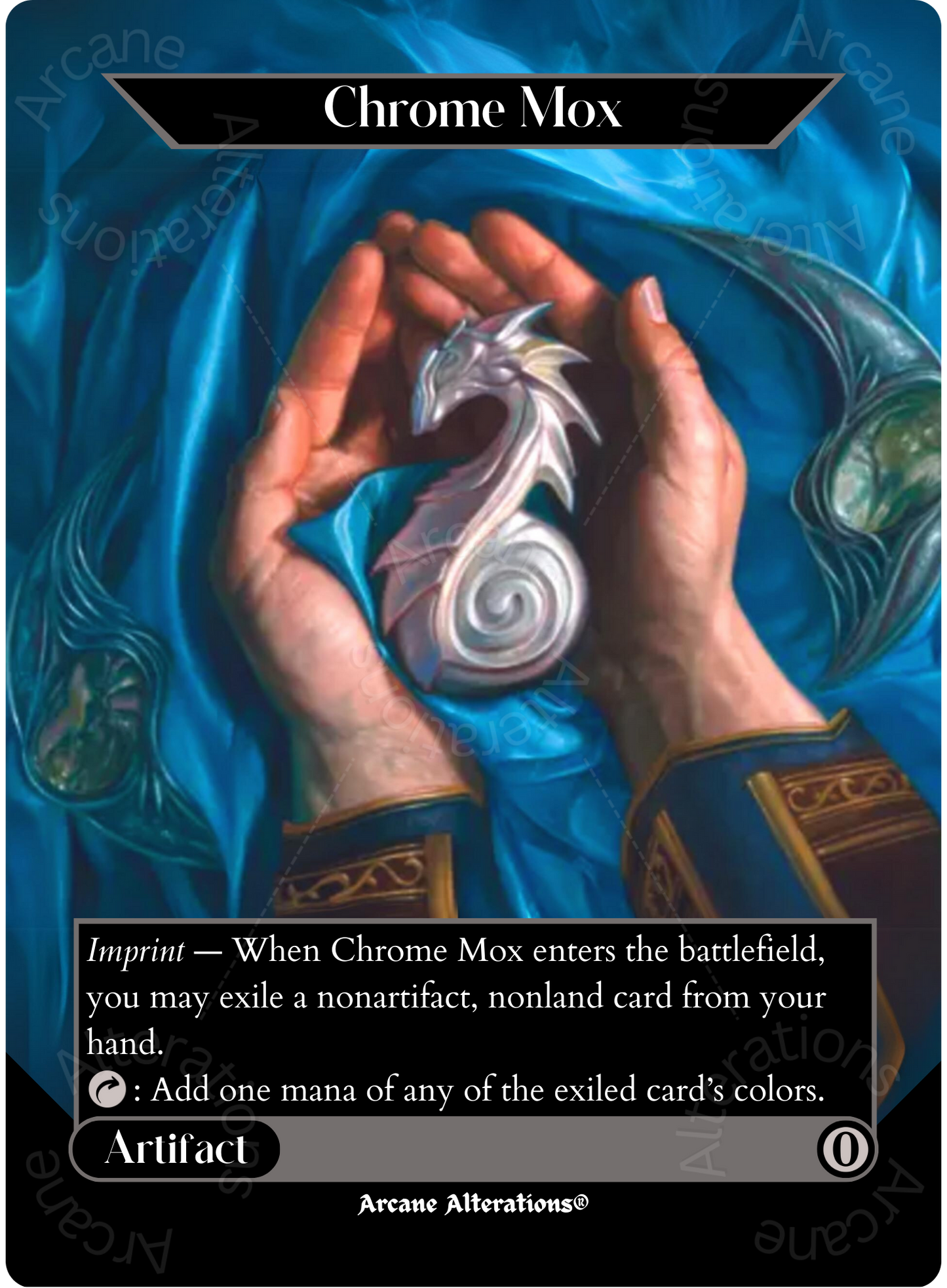 Chrome Mox - Full Art Altered Art Custom Proxy Cards