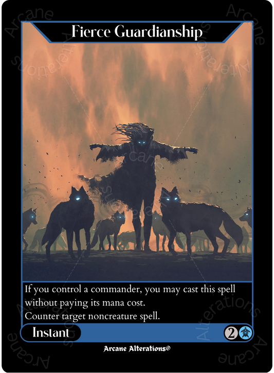 Fierce Guardianship - High Quality Altered Art Custom Proxy Cards