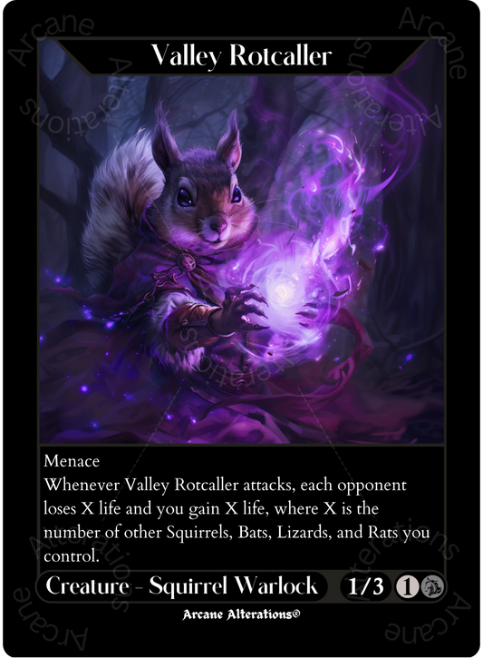 Valley Rotcaller - High Quality Altered Art Custom Proxy Card