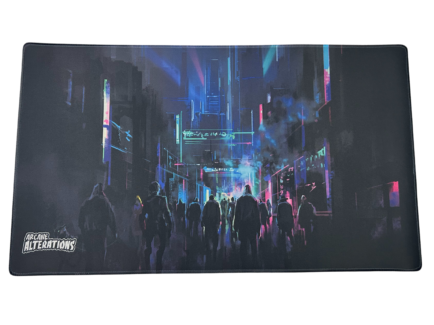 Cyberpunk City Stitched Edge Playmat (2mm)