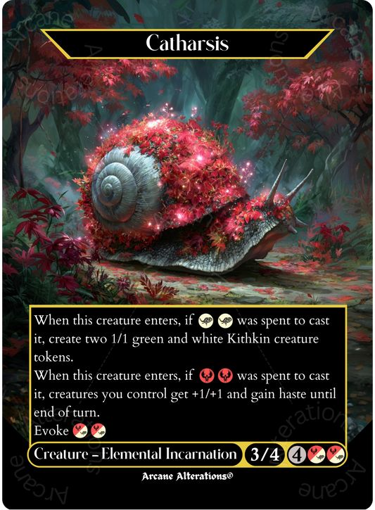 Catharsis - Full Art Altered Art Custom Proxy Cards