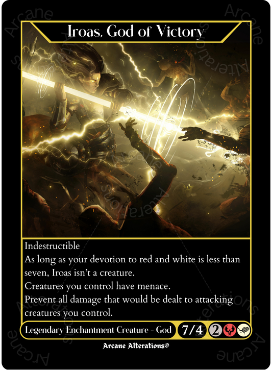 Iroas, God of Victory - High Quality Altered Art Custom Proxy Cards