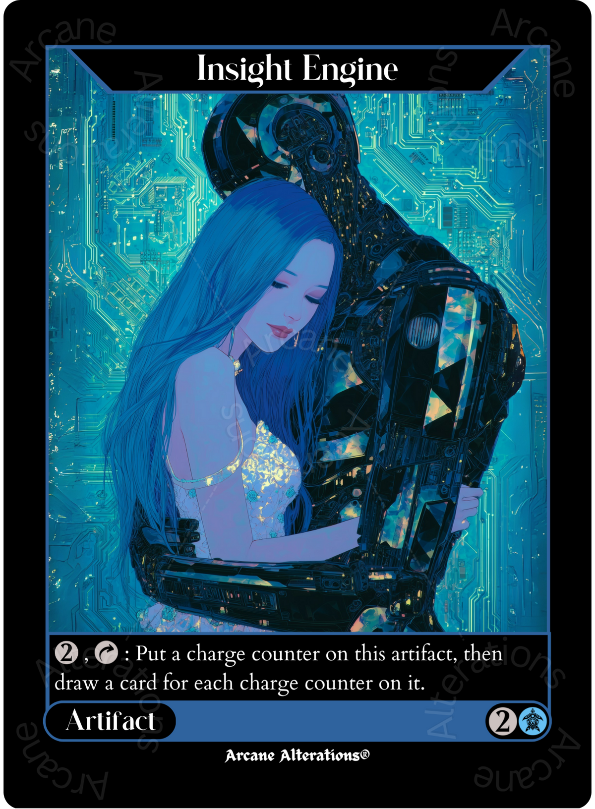 Cards Like Insight Engine Insight Engine - High Quality Altered Art Custom Proxy Cards – Arcane ...