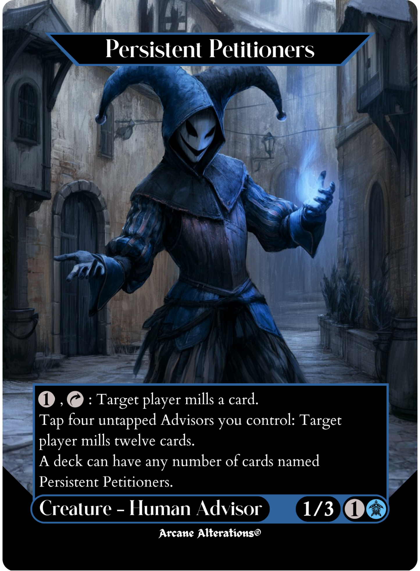Persistent Petitioners - Full Art Altered Art Custom Proxy Cards