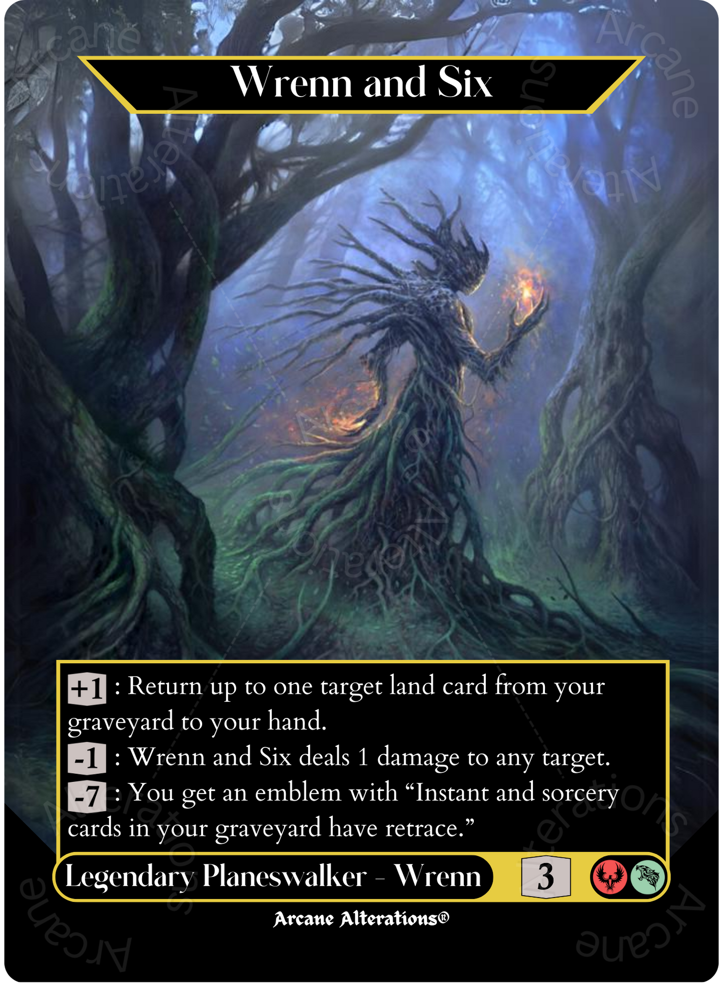 Wrenn and Six - Full Art Altered Art Custom Proxy Cards