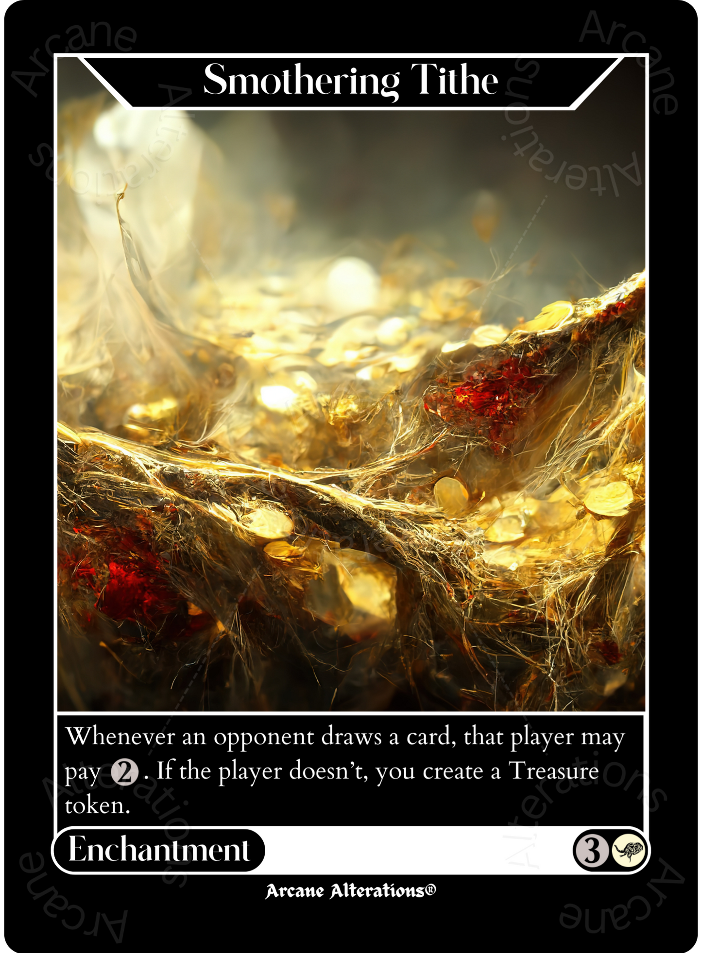 Smothering Tithe - High Quality Altered Art Custom Proxy Cards