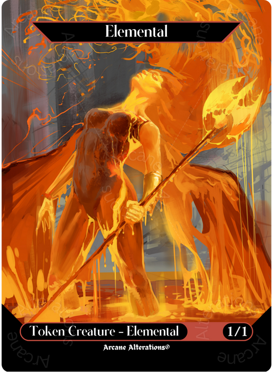 Elemental Token - Full Art Altered Art Custom Proxy Cards