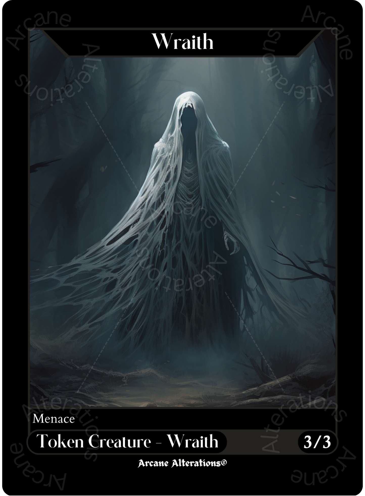 Botc Wraith Token Wraith Token - High Quality Altered Art Custom Proxy Cards – Arcane ...