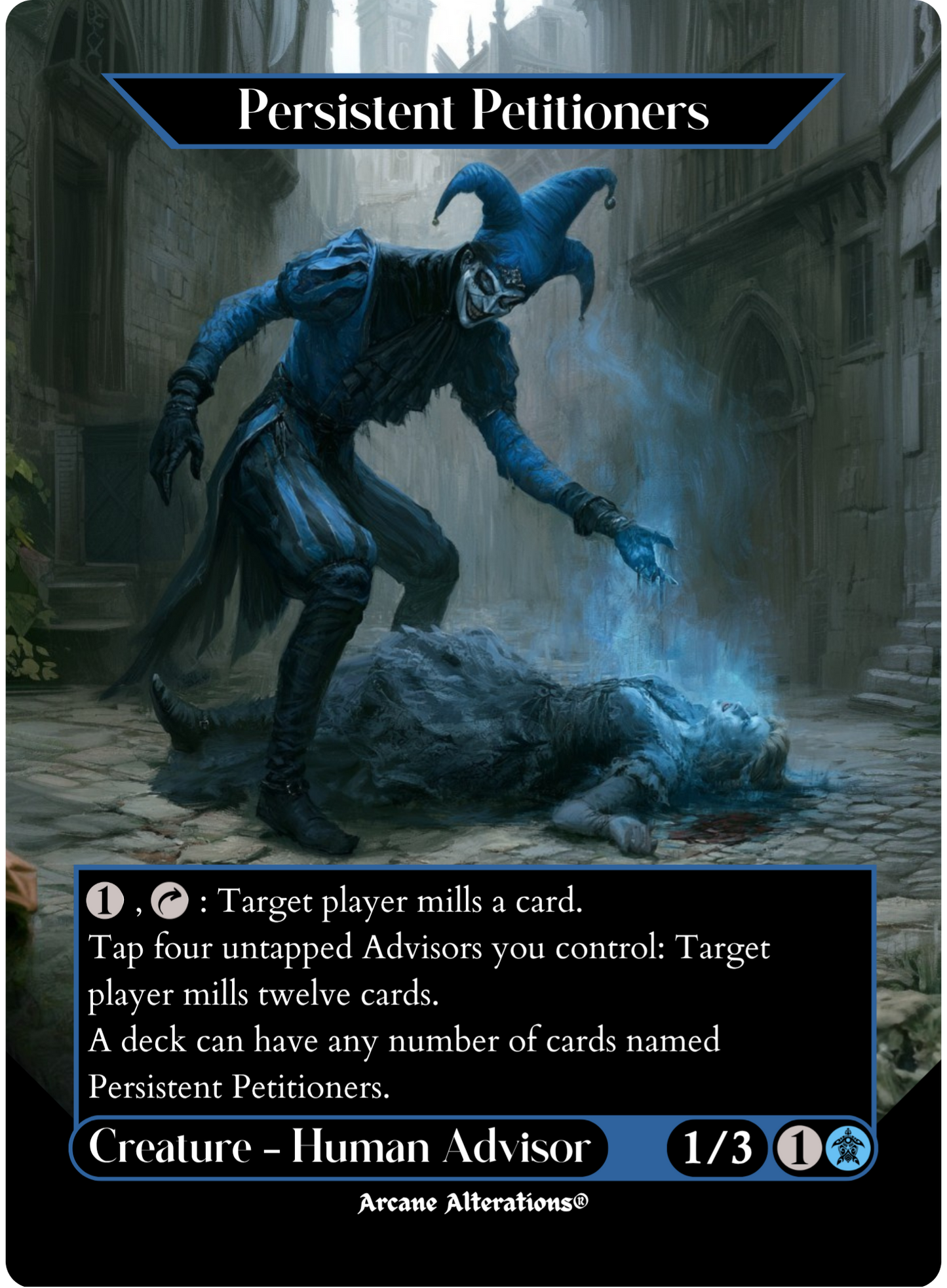 Persistent Petitioners - Full Art Altered Art Custom Proxy Cards