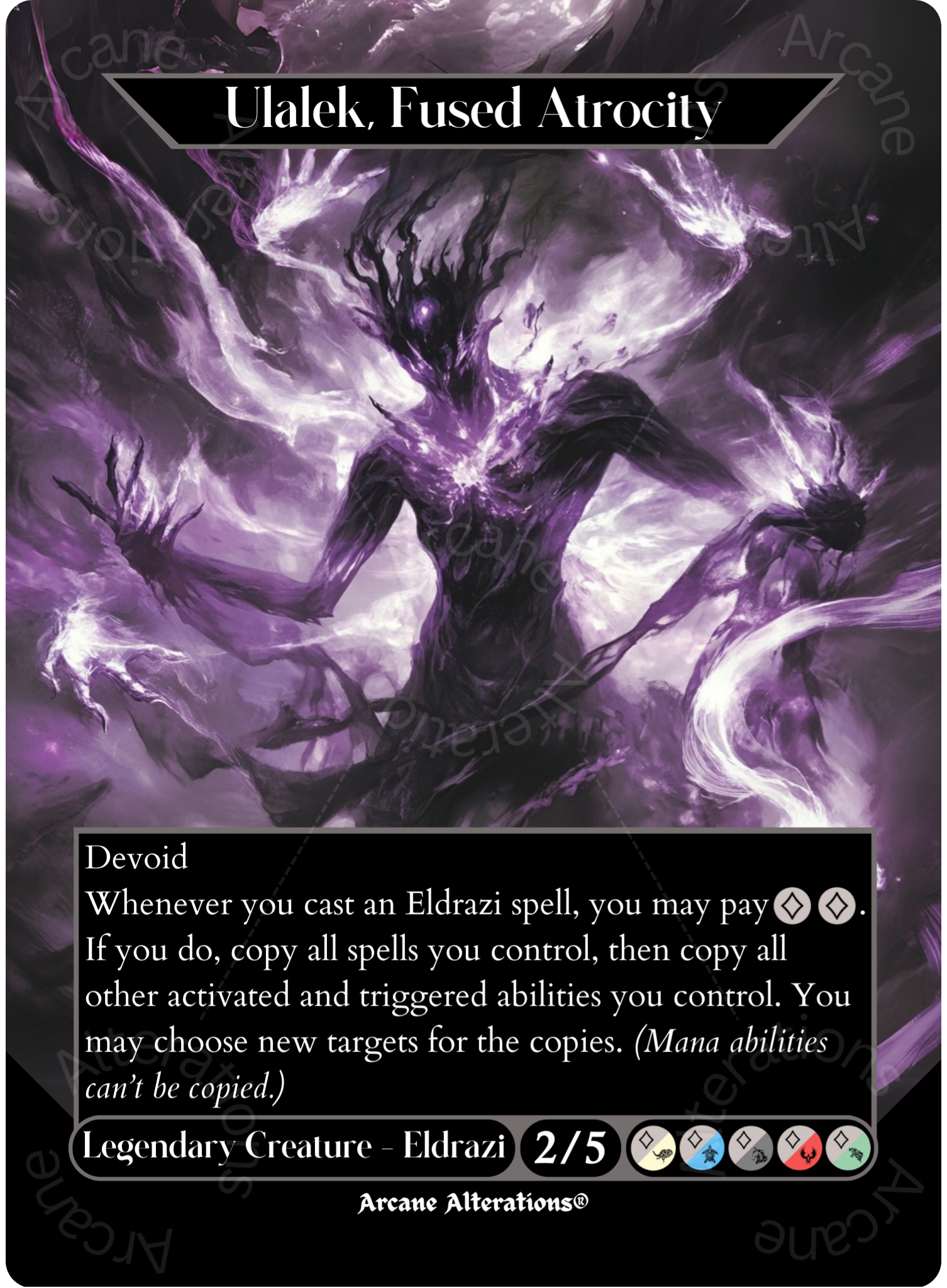 ulalek card sleeves Ulalek, Fused Atrocity PSA Grade:PSA 9 Delcatty This card fits into Golgari Germination Print