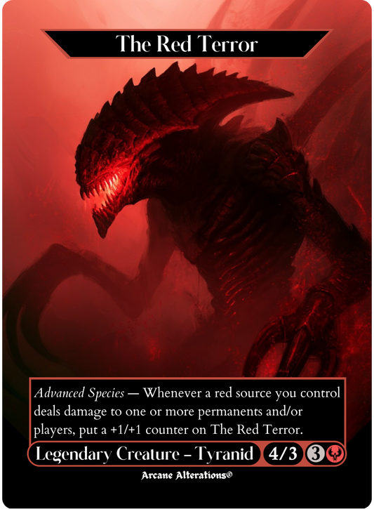 The Red Terror - Full Art Altered Art Custom Proxy Cards