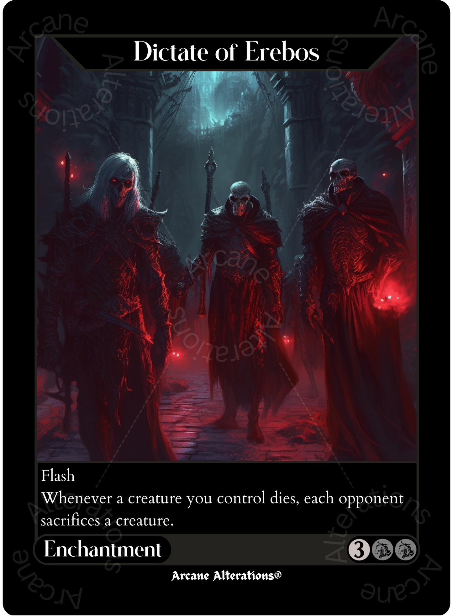 Dictate of Erebos - High Quality Altered Art Custom Proxy Cards