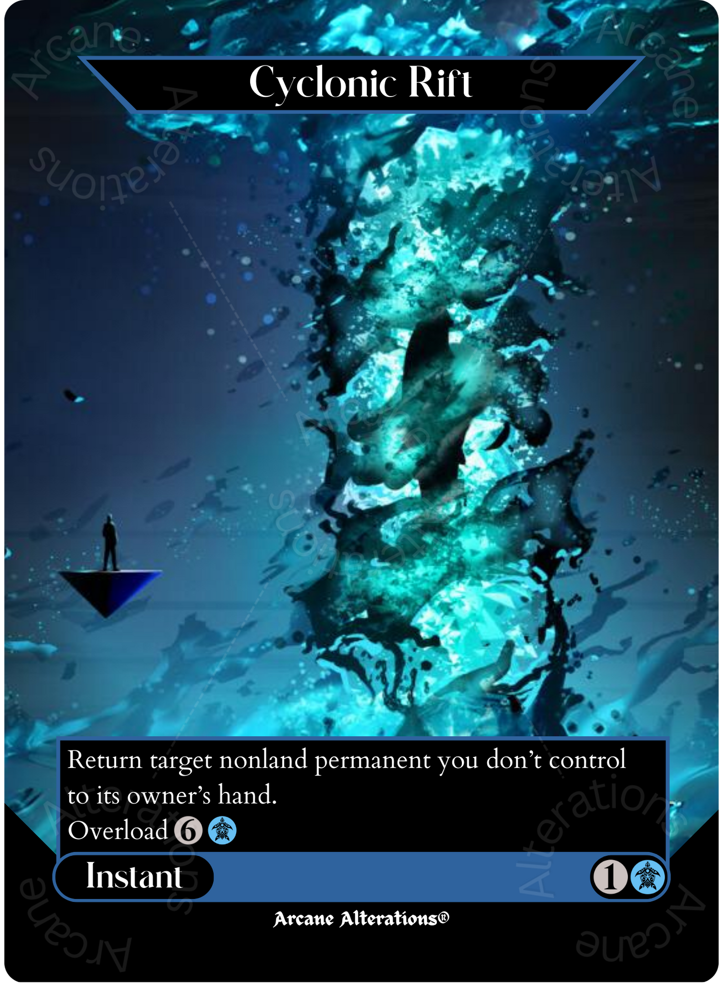 Cyclonic Rift - Full Art Altered Art Custom Proxy Cards