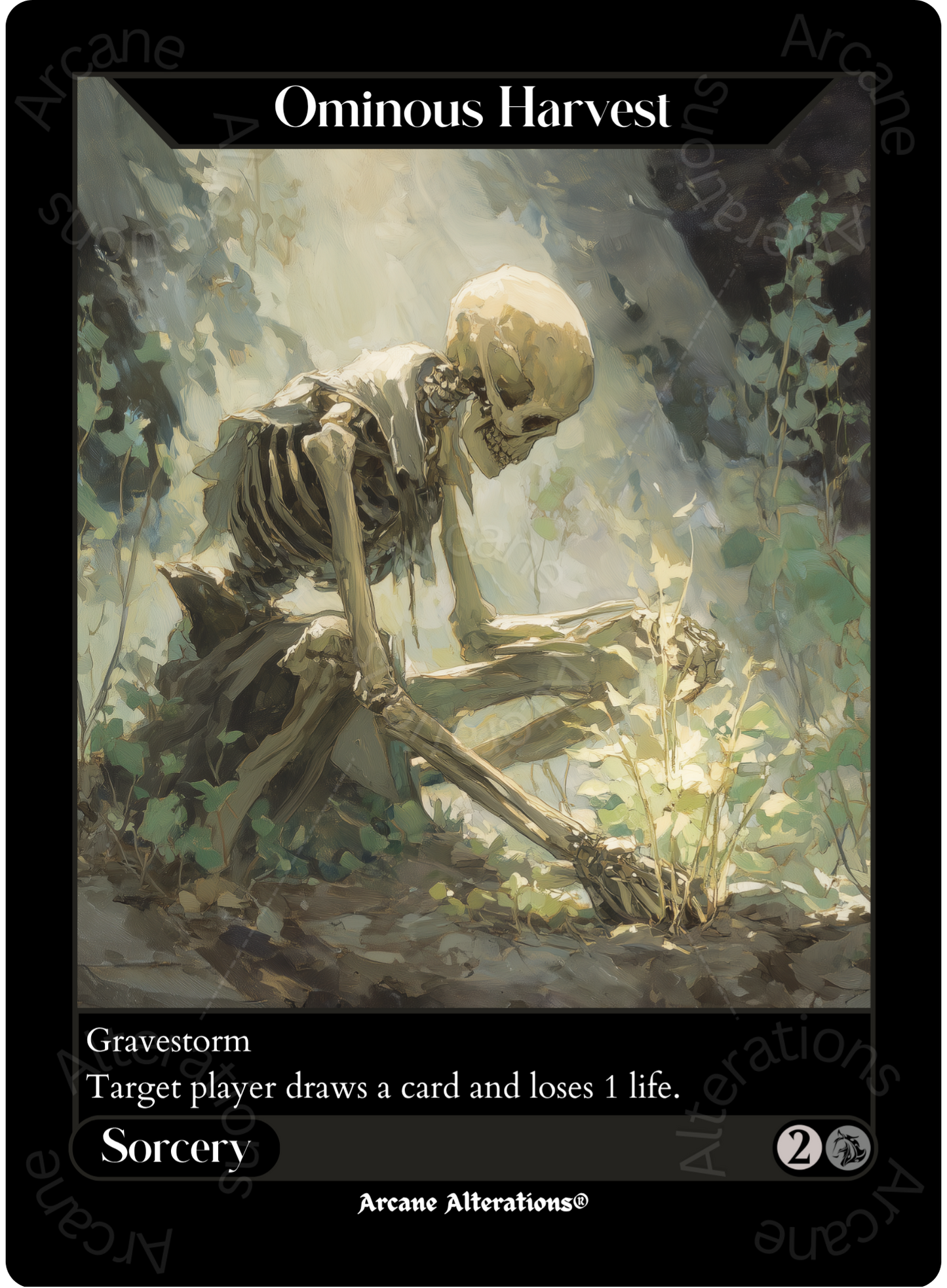 Ominous Harvest - High Quality Altered Art Custom Proxy Cards
