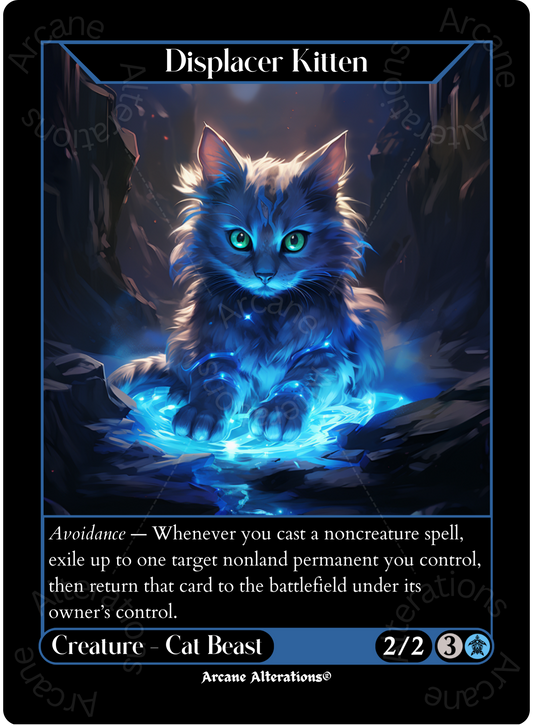 Displacer Kitten - High Quality Altered Art Custom Proxy Cards