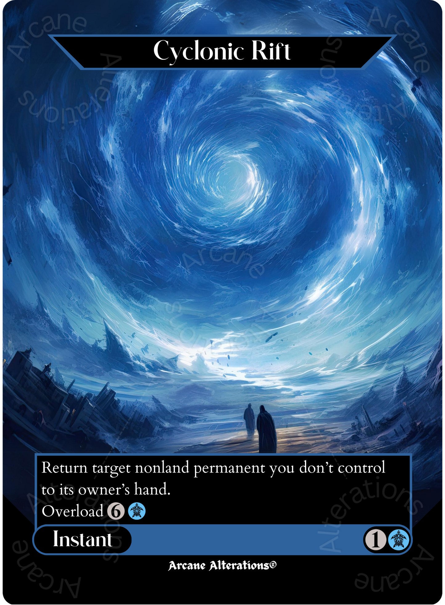 Cyclonic Rift - Full Art Altered Art Custom Proxy Cards