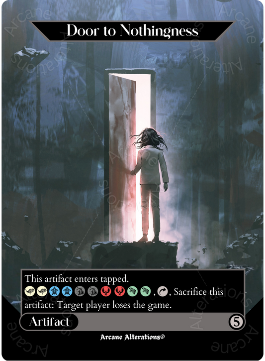 Door to Nothingness - Full Art Altered Art Custom Proxy Cards