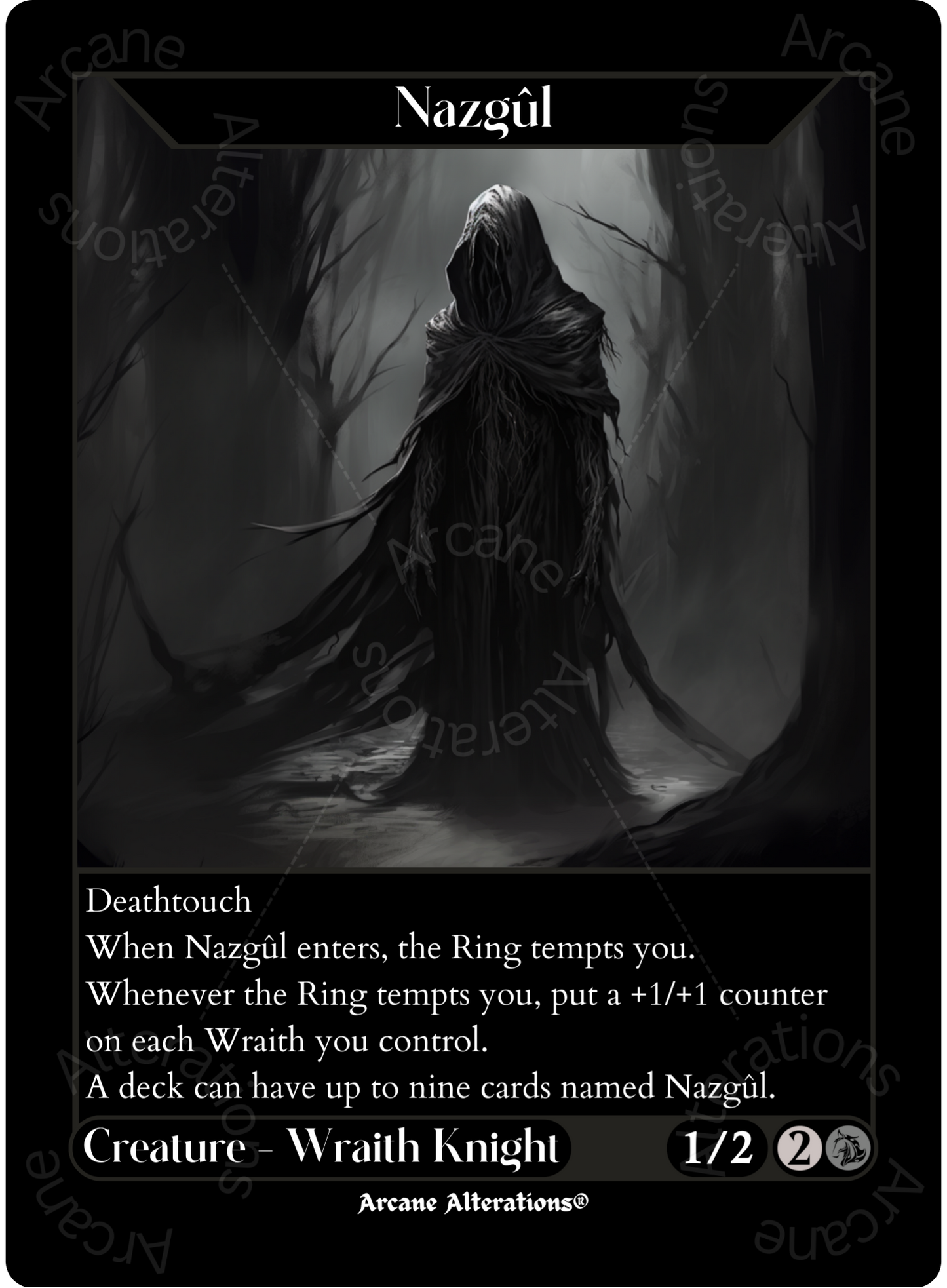 Nazgul - High Quality Altered Art Custom Proxy Cards