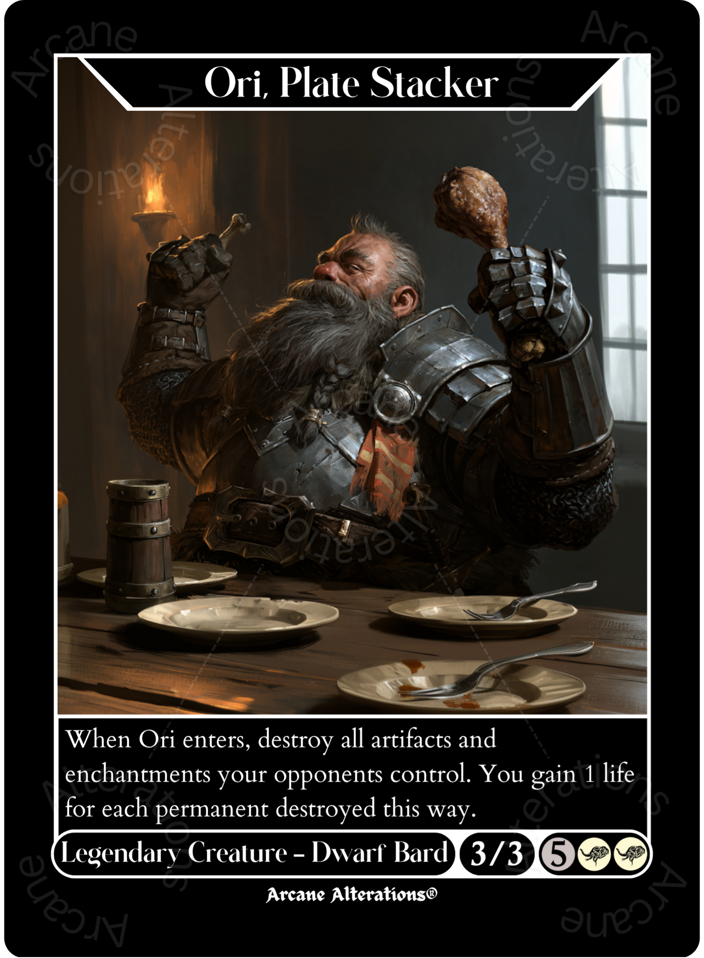Ori, Plate Stacker - High Quality Altered Art Custom Proxy Cards