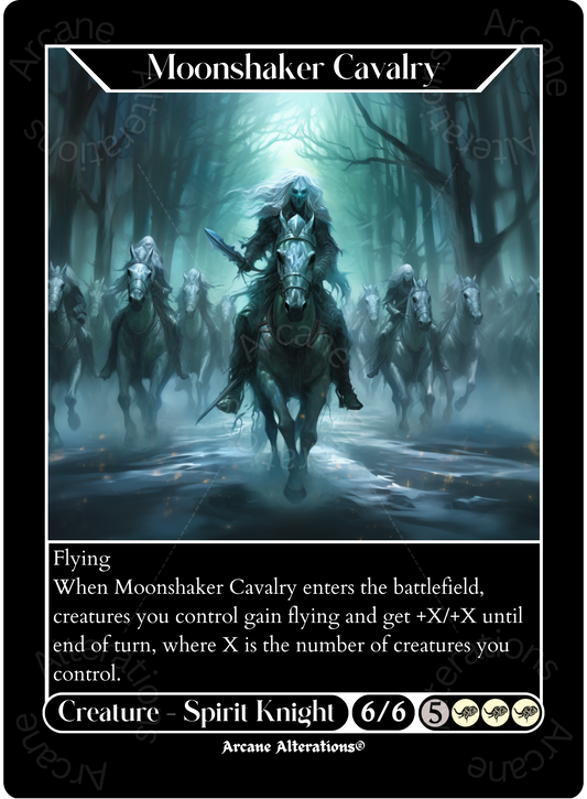 Moonshaker Cavalry - High Quality Altered Art Custom Proxy Cards