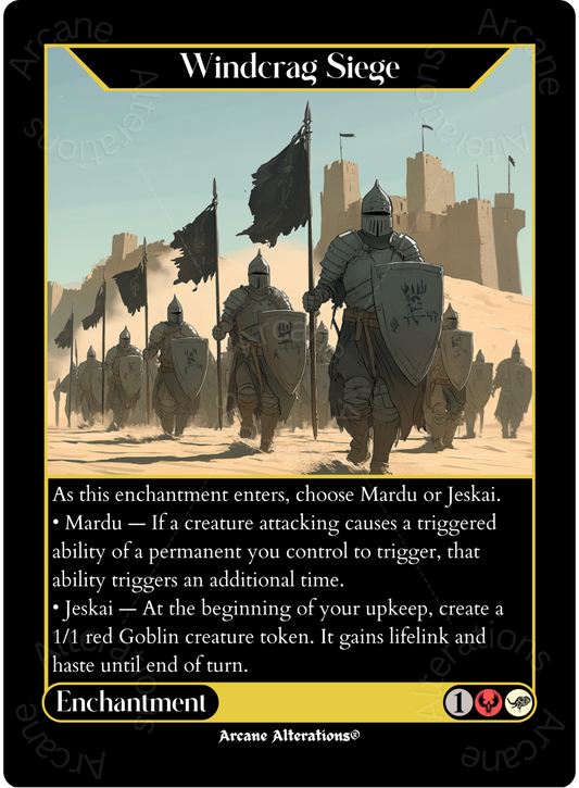 Windcrag Siege - High Quality Altered Art Custom Proxy Cards