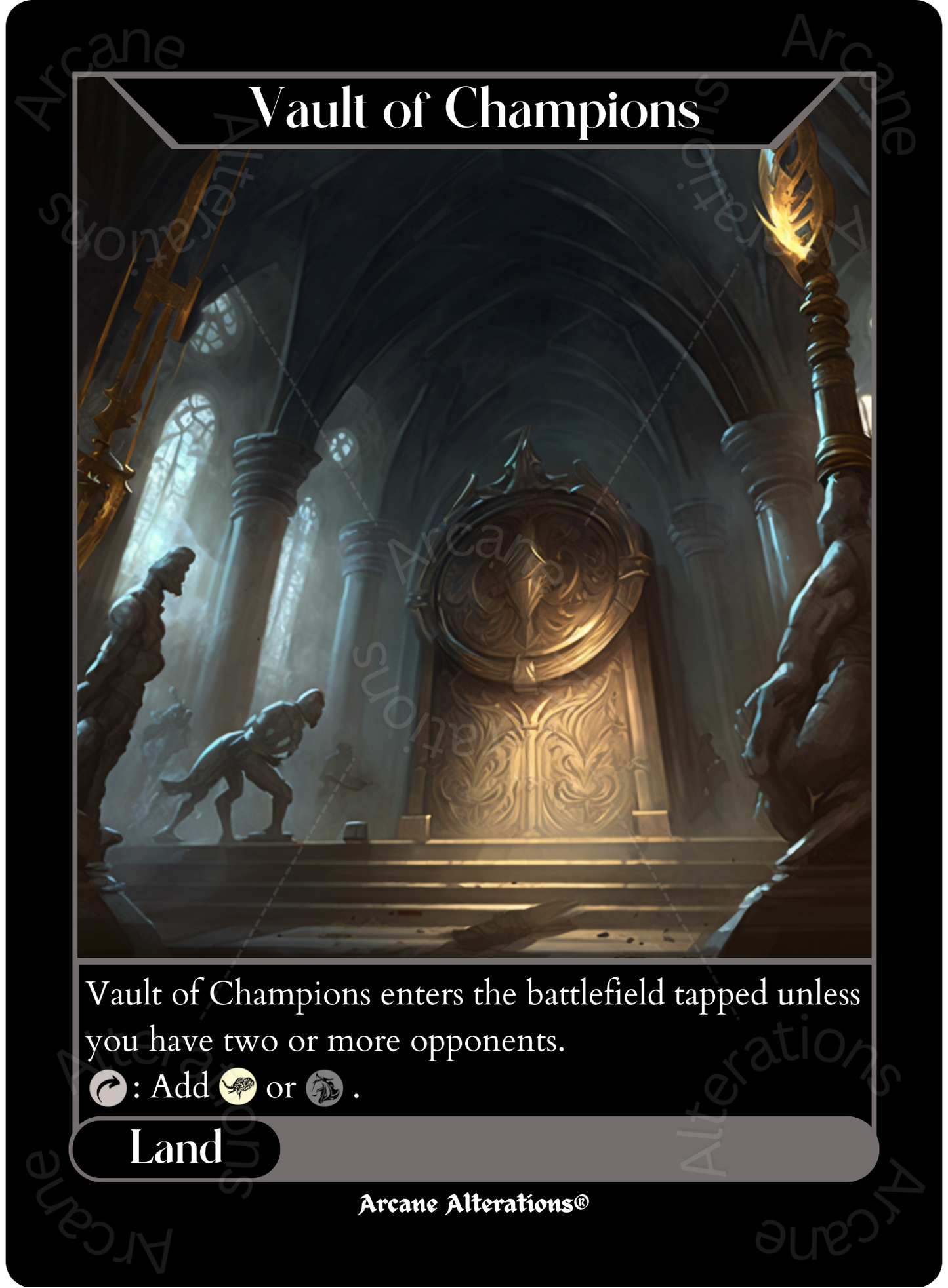 Vault of Champions - High Quality Altered Art Custom Proxy Cards