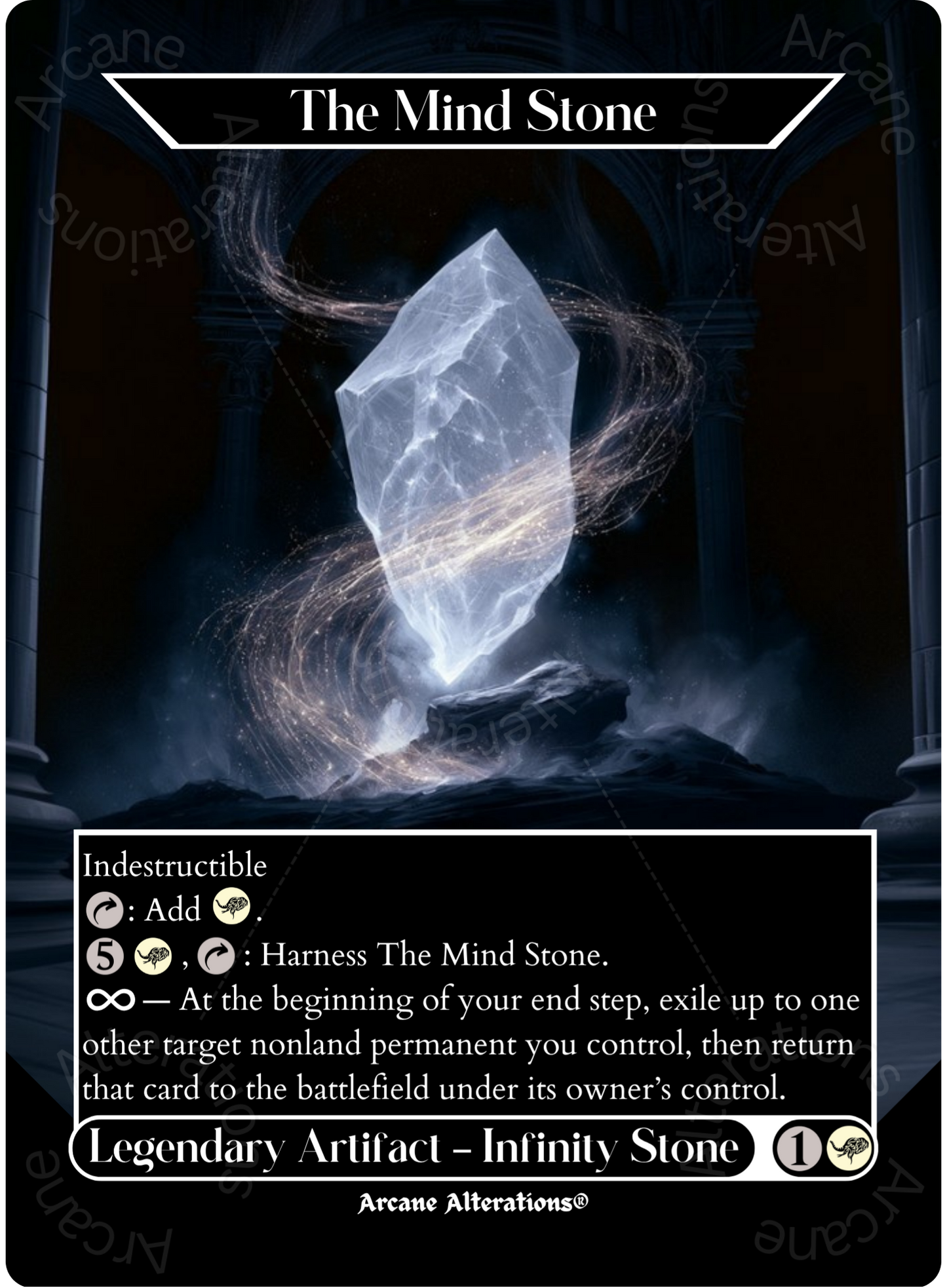 The Mind Stone - Full Art Altered Art Custom Proxy Cards