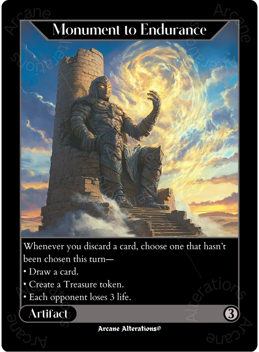 Monument to Endurance - High Quality Altered Art Custom Proxy Cards