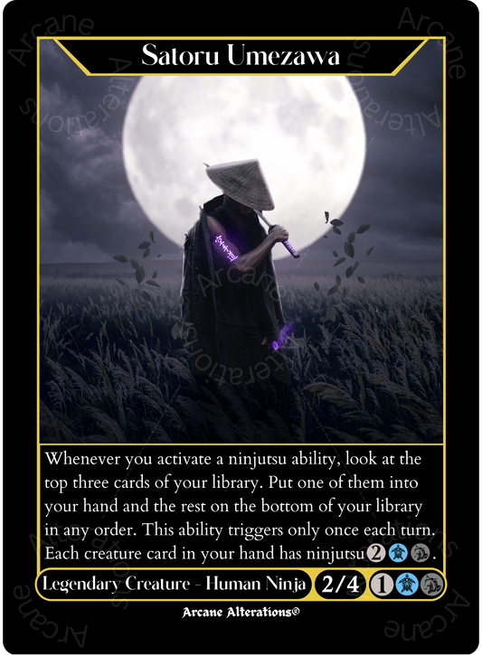 Satoru Umezawa - High Quality Altered Art Custom Proxy Cards