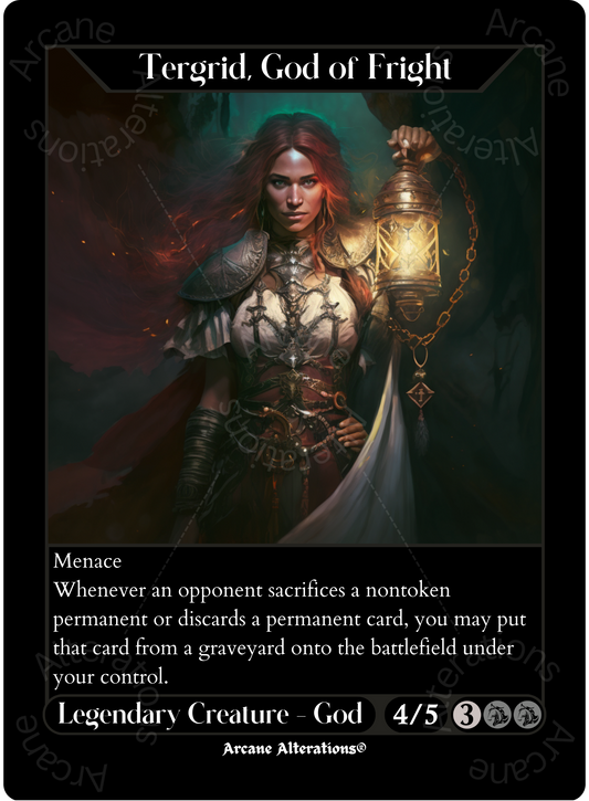 Tergrid, God of Fright - High Quality Altered Art Custom Proxy Cards