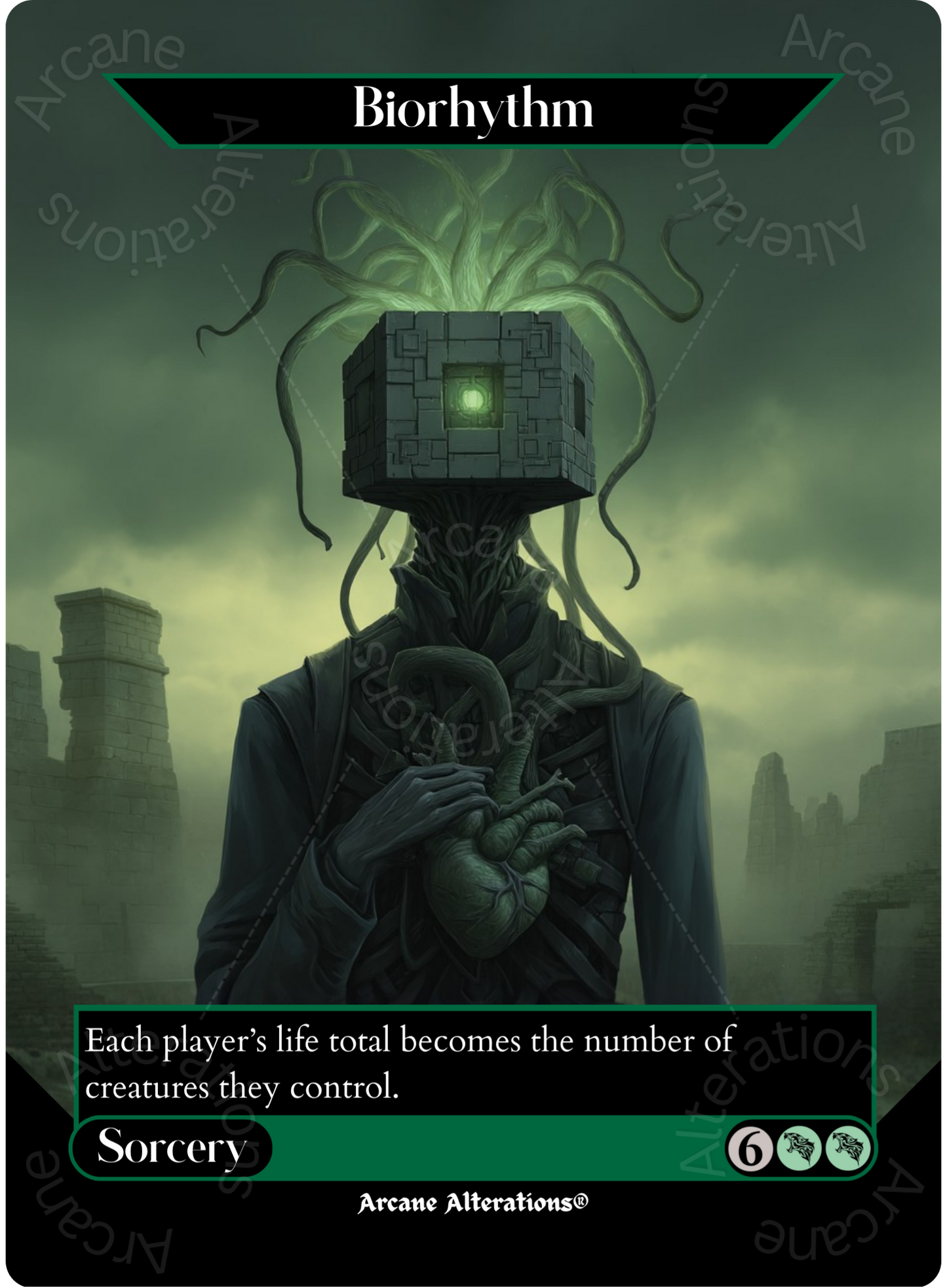 Biorhythm - Full Art Altered Art Custom Proxy Cards