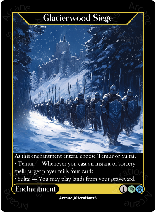 Glacierwood Siege - High Quality Altered Art Custom Proxy Cards