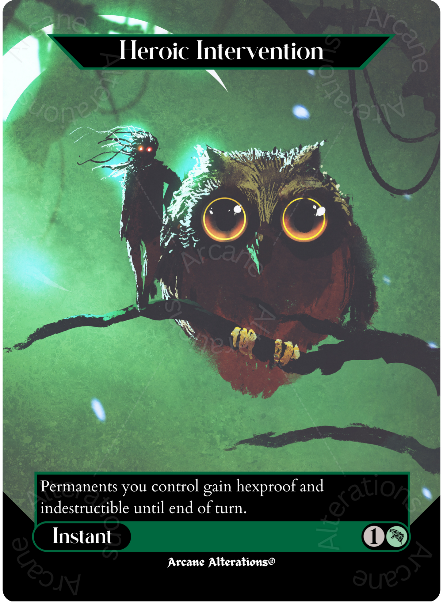 Heroic Intervention - Full Art Altered Art Custom Proxy Cards