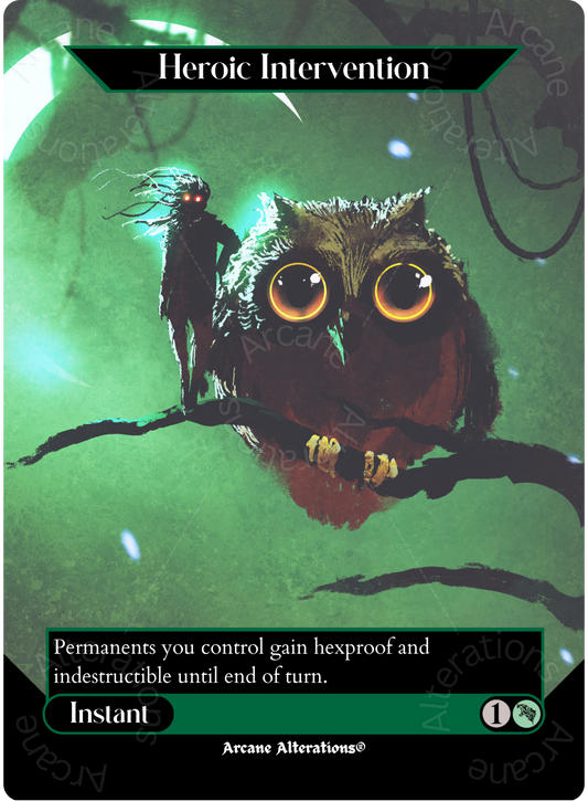 Heroic Intervention - Full Art Altered Art Custom Proxy Cards