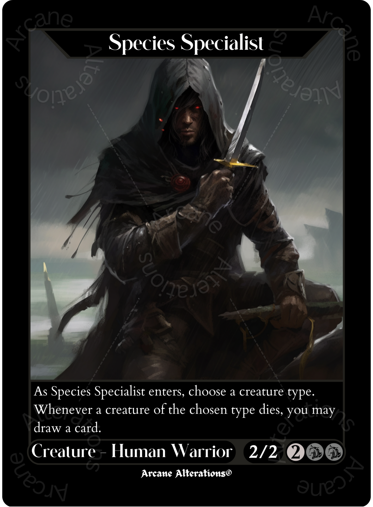 Species Specialist - High Quality Altered Art Custom Proxy Cards