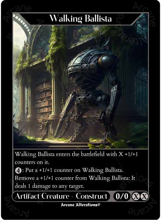 Walking Ballista - High Quality Altered Art Custom Proxy Cards