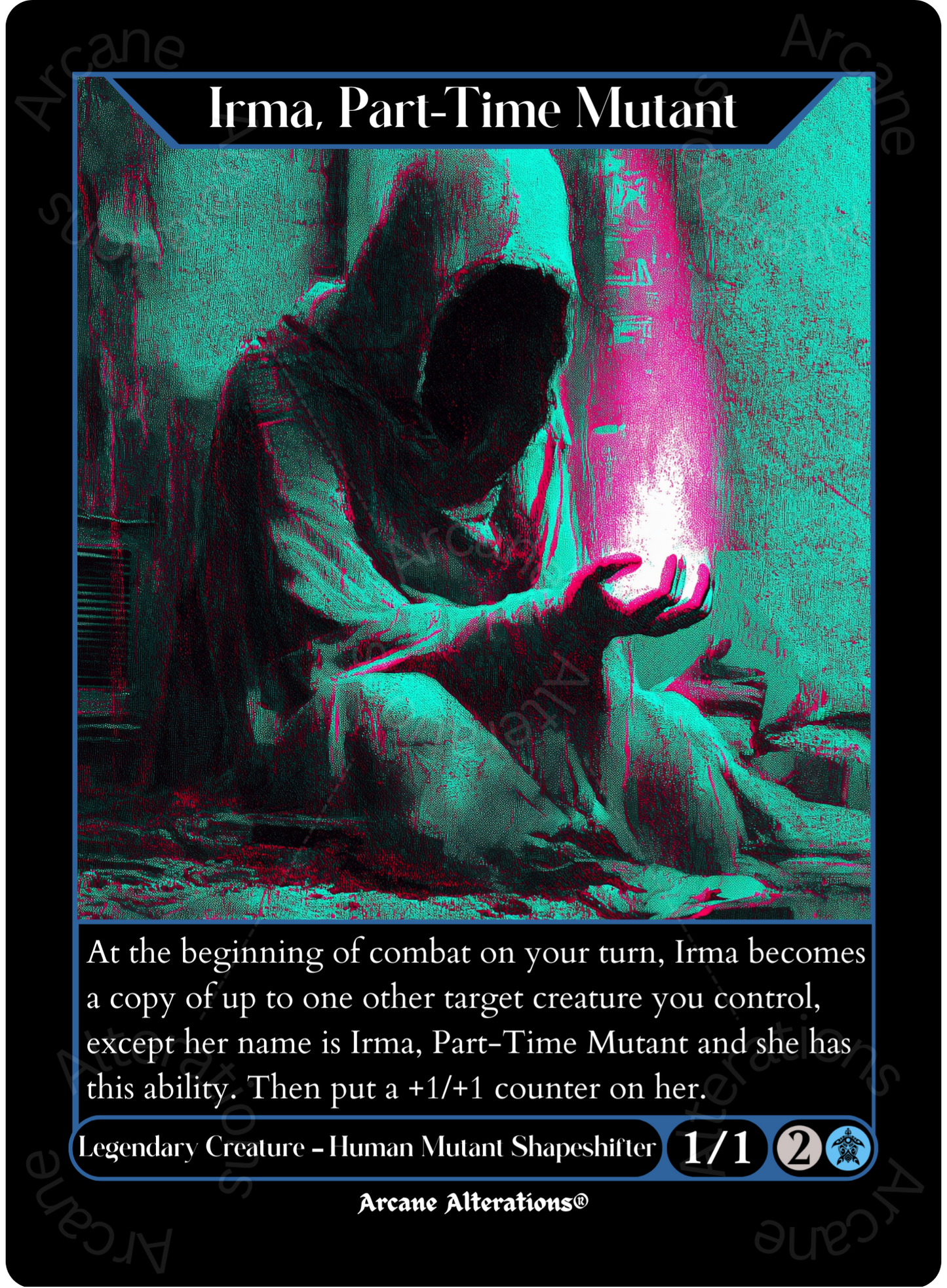 Irma, Part-Time Mutant - High Quality Altered Art Custom Proxy Cards