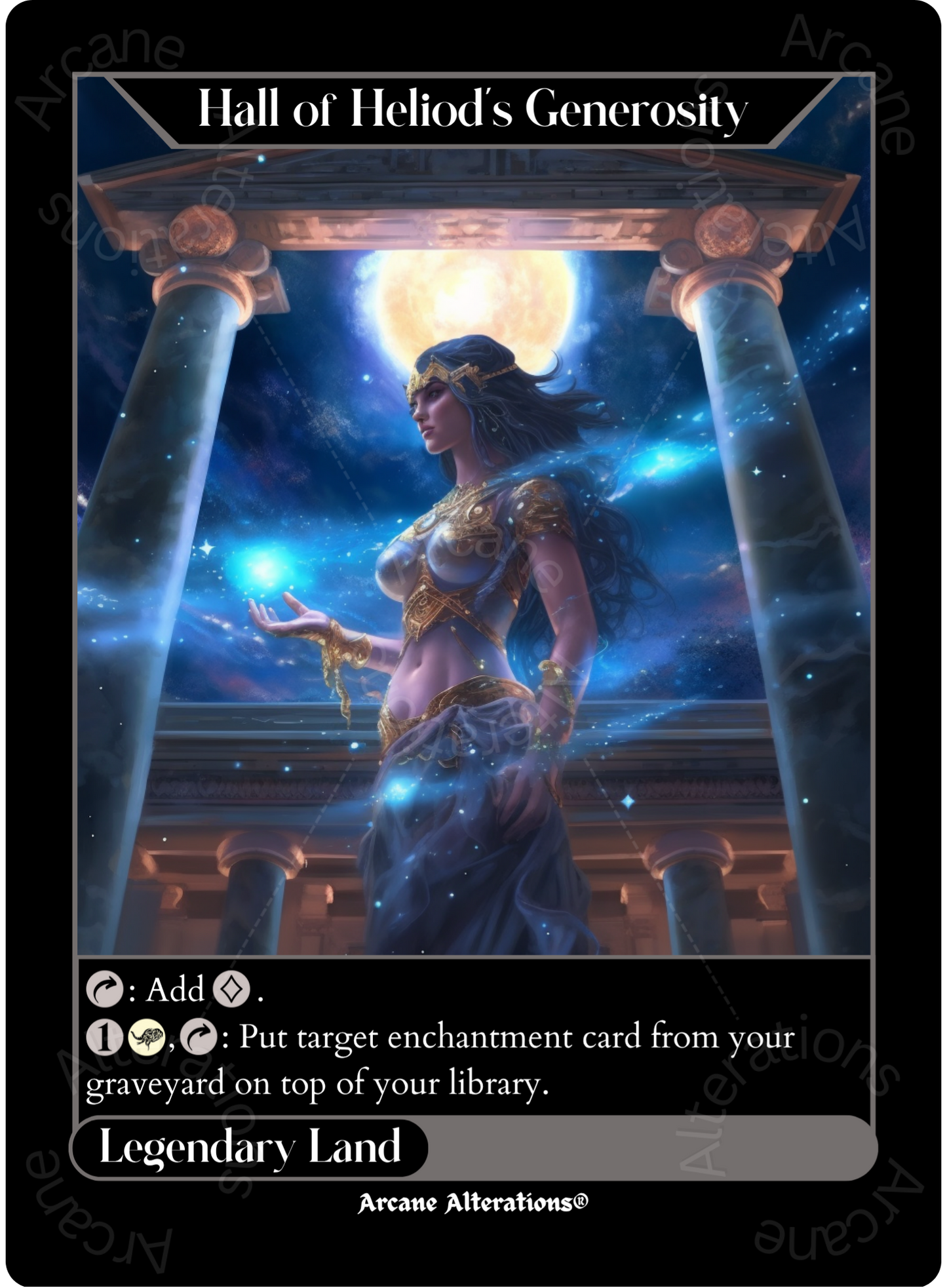 Hall of Heliod's Generosity - High Quality Altered Art Custom Proxy Cards
