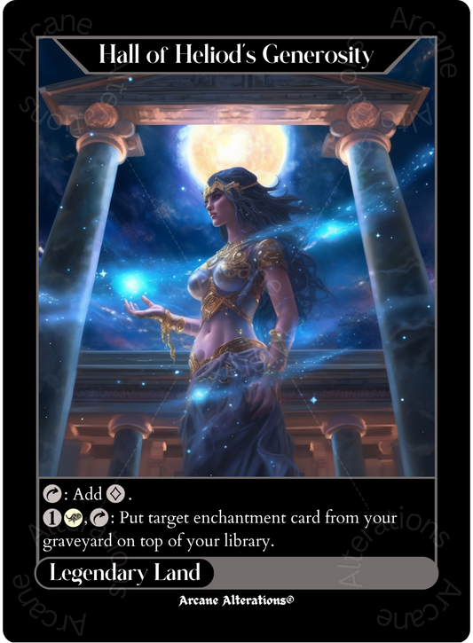 Hall of Heliod's Generosity - High Quality Altered Art Custom Proxy Cards