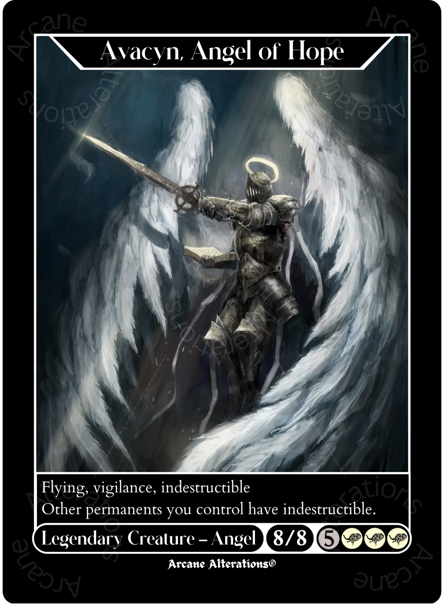 Avacyn, Angel of Hope - High Quality Altered Art Custom Proxy Cards