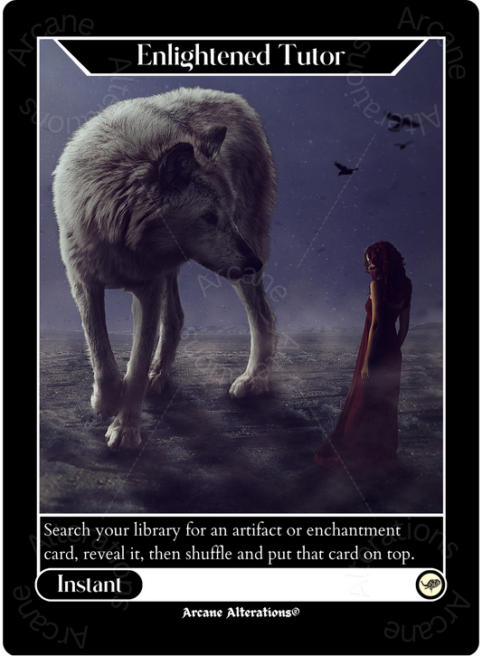 Enlightened Tutor - High Quality Altered Art Custom Proxy Cards