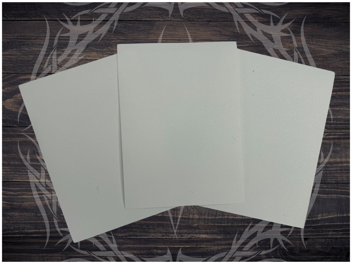 White Matte 100 Card Sleeves Standard Size